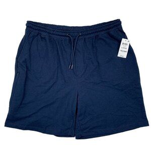 Alfani Mens Moisture-Wicking Pajama Shorts Dark Blue Size S